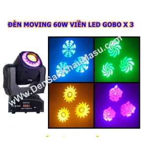 MOVING LED 60W X 3 GOBO